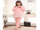 雅孕14卡通兔开襟月子服245557A荧光粉XL 