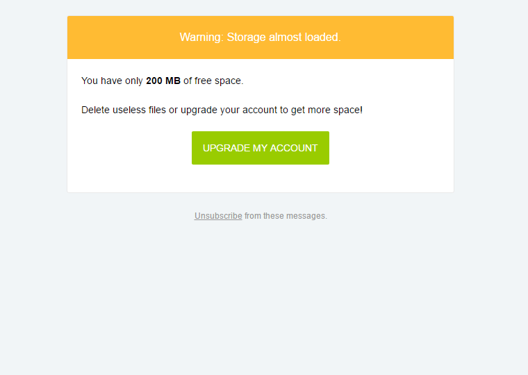 email template